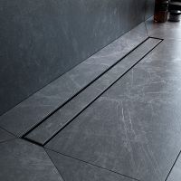 Душевой лоток AM.PM MasterFlow 80 W01SC-U11-080-04BM с Черной матовой решеткой / под плитку Tile — фото 12, Душевые лотки