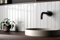 Керамическая плитка Equipe Vitral Axis Snow 31150 настенная 5х40 см — фото 4, Керамическая плитка