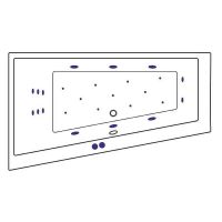 Товар: Акриловая ванна Excellent Sfera Slim 170x100 L WAEX.SFL17S.ULTRA.GL с гидромассажем - фото 9 Акриловая ванна Excellent Sfera Slim 170x100 L WAEX.SFL17S.ULTRA.GL с гидромассажем — фото 9, Ванны