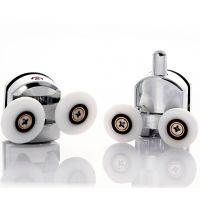 Душевой уголок Abber Schwarzer Diamant 80x80 AG02080H профиль Хром стекло прозрачное — фото 3, Квадратные душевые уголки