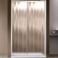 Душевая дверь Vincea Garda 150 VDS-1G150CH профиль Хром стекло шиншилла — фото 1, Раздвижные душевые двери