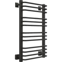 Водяной полотенцесушитель EWRIKA Кассандра Pd 80x50 510487 Черный матовый — фото 2, Водяные полотенцесушители