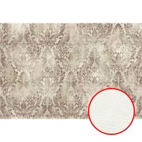 Фреска Ortograf Splendo 31711 Фактура флок FLK Флизелин (4*2,7) Бежевый/Коричневый, Вензель — фото 1, Фрески