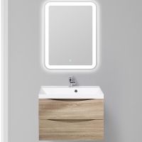 Тумба под раковину BelBagno Marino 70 подвесная Rovere Bianco арт-MARINO-700-2C-SO-WO-P — фото 1, Тумбы под раковину