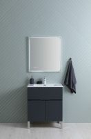 Тумба под раковину Aquanet Алвита New 70 303900 Антрацит — фото 9, Тумбы под раковину