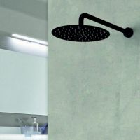 Товар: Верхний душ Giulini Futuro F1711-25XNO Черный матовый - фото 2 Верхний душ Giulini Futuro F1711-25XNO Черный матовый — фото 2, Душевое оборудование. Душевая программа