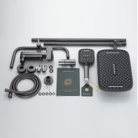 Душевая система Splenka S06.24.09 Графит матовый — фото 11, Душевые стойки