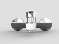 Смеситель для ванны GPD Solus MBB55 Хром — фото 6, Смесители