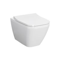 Комплект унитаза с инсталляцией Vitra Integra Square 9856B003-7206 с сиденьем Микролифт и клавишей смыва Хром матовый — фото 2, Комплекты унитаз + инсталляция