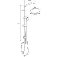 Товар: Душевая система Aquanet Passion R 212270 Хром - фото 3 Душевая система Aquanet Passion R 212270 Хром — фото 3, Душевые стойки