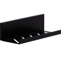 Металлическая полка Aquanet Магнум 30 302224 Черная матовая — фото 1, Полки для ванной и душа