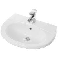 Раковина Sanita Виктория 60 WB.PD/Victoria/60-C/WHT.G/S1 Белая — фото 1, Раковины