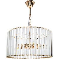 Люстра Artelamp Pollux A1033LM-6GO Прозрачная Золото — фото 1, Люстры