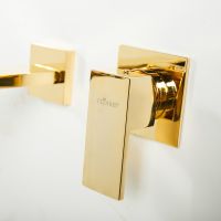 Смеситель для раковины Cezares UNIKA-BLI2-03/24 Золото 24 карат — фото 4, Смесители для раковины