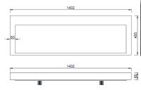 Раковина Boheme Armadi Art Flat 140 859-140 Белая — фото 4, Раковины