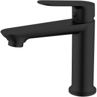 Смеситель для раковины Splenka S41.10.06 Черный матовый — фото 1, Смесители для раковины