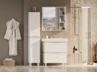 Тумба с раковиной Misty Венера 80 УТ000001780 Белая — фото 8, Мебель для ванной