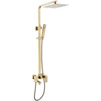 Душевая система Abber Daheim AF8216G Золото матовое — фото 1, Душевые стойки