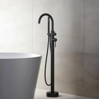 Товар: Смеситель для ванны Aquatek Европа AQ1345MB Черный матовый - фото 2 Смеситель для ванны Aquatek Европа AQ1345MB Черный матовый — фото 2, Смесители напольные