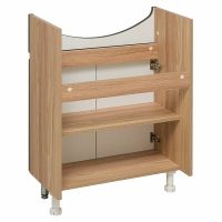 Товар: Тумба под раковину Runo Лада 60 00-00001165 Дуб серый Графит - фото 3 Тумба под раковину Runo Лада 60 00-00001165 Дуб серый Графит — фото 3, Тумбы под раковину