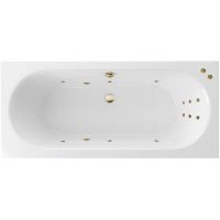 Акриловая ванна Excellent Oceana 170x75 WAEX.OCE17.LINE.BR с гидромассажем — фото 1, Ванны