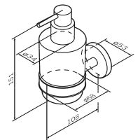 Товар: Дозатор для жидкого мыла AM.PM X-Joy A85A36999 Золото - фото 8 Дозатор для жидкого мыла AM.PM X-Joy A85A36999 Золото — фото 8, Дозаторы