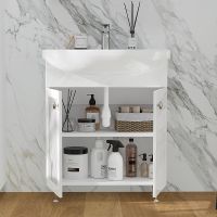 Тумба под раковину Volna Milena 70.2D tnMILENA70.2D-01 Белая — фото 4, Тумбы под раковину