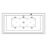 Акриловая ванна Excellent Crown Grand 190x90 WAEX.CRG19.RELAX.CR с гидромассажем — фото 7, Ванны