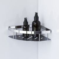 Полка корзина AM.PM Sense L A7454100 угловая Хром — фото 6, Полки для ванной и душа