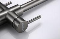 Смеситель для кухни Paulmark Lange La214212-GM Вороненая сталь — фото 12, Смесители для кухни