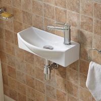 Раковина WeltWasser Aisbach 7946 GL-WT R 45 10000008695 Белая глянцевая — фото 2, Мини-раковины