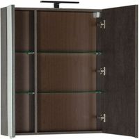 Зеркальный шкаф Aquanet Эвора 70 R 182997 Дуб антик — фото 2, Зеркальные шкафы в ванную