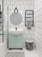 Зеркало Runo Руан 65 00-00001292 с подсветкой с сенсорным выключателем — фото 2, Мебель для ванной