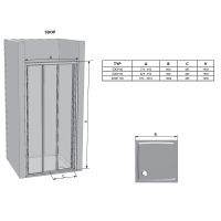 Товар: Душевая дверь Ravak Supernova SDOP-90 03V70100ZG профиль Белый стекло Grape - фото 8 Душевая дверь Ravak Supernova SDOP-90 03V70100ZG профиль Белый стекло Grape — фото 8, Распашные душевые двери