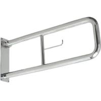Поручень Aquatek POR-0000005 с бумагодержателем Хром — фото 1, Поручни для ванной