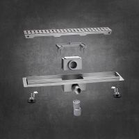 Душевой лоток Ростовская Мануфактура Сантехники РМС ТЛ-03-70х7 с решеткой Нержавеющая сталь — фото 3, Душевые лотки