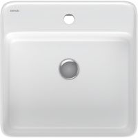 Раковина Berges Ego SL 45 182014 Белая глянцевая — фото 2, Раковины накладные