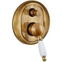 Смеситель для душа Cezares Elite ELITE-VDIM-02-Bi Бронза — фото 1, Смеситель для душа