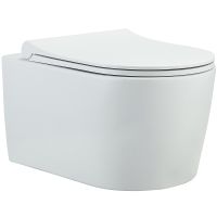 Унитаз beWash Albano 36383201 подвесной Белый глянцевый с сиденьем Микролифт — фото 1, Унитазы