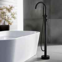 Товар: Смеситель для ванны Aquatek Европа AQ1345MB Черный матовый - фото 3 Смеситель для ванны Aquatek Европа AQ1345MB Черный матовый — фото 3, Смесители напольные