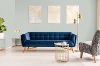 Обои Marburg Papis Loveday Винил на флизелине (0,7*10,05) Бирюзовый, Однотонные/Штукатурка арт-33738 — фото 7, Обои