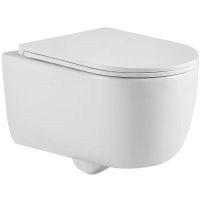 Унитаз Berges Tornas Rimless 082137 подвесной с сиденьем Микролифт — фото 1, Подвесные унитазы