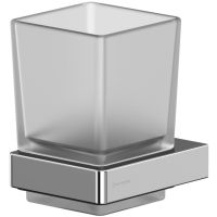 Стакан для зубных щеток Whitecross Cubo chrome CU2430CR Хром — фото 1, Мыльницы