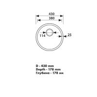 Товар: Кухонная мойка Kaiser KSM-4300 Silver - фото 4 Кухонная мойка Kaiser KSM-4300 Silver — фото 4, Кухонные мойки