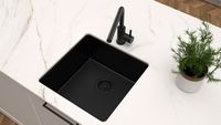 Товар: Кухонная мойка Paulmark Lassan 44 Uni LA44-MBN Черная матовая - фото 3 Кухонная мойка Paulmark Lassan 44 Uni LA44-MBN Черная матовая — фото 3, Кухонные мойки
