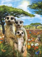 Фреска Ortograf Животные 17021 Фактура флок FLK Флизелин (2*2,7) Разноцветный, Животные/Цветы/Пейзаж — фото 2, Фрески