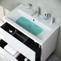 Товар: Тумба под раковину AM.PM Gem 75 2 M90FHX07522WG подвесная Белая - фото 3 Тумба под раковину AM.PM Gem 75 2 M90FHX07522WG подвесная Белая — фото 3, Мебель для ванной