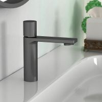 Смеситель для раковины Vincea Vogue Вороненая сталь арт-VBF-4V3GM — фото 2, Смесители для раковины