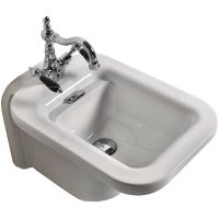 Биде Kerasan Waldorf 4125K1bi/cr*1 подвесное Белое — фото 1, Биде