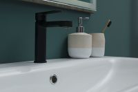 Смеситель для раковины Aquanet Passion AF300-10B 243293 Черный — фото 4, Смесители